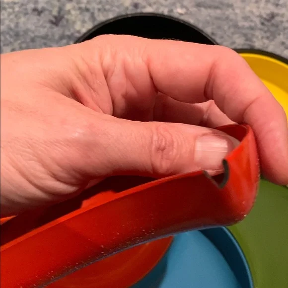 Vintage Plastic Sectional Dish Set made in Japan 70’s - Picture 10 of 11